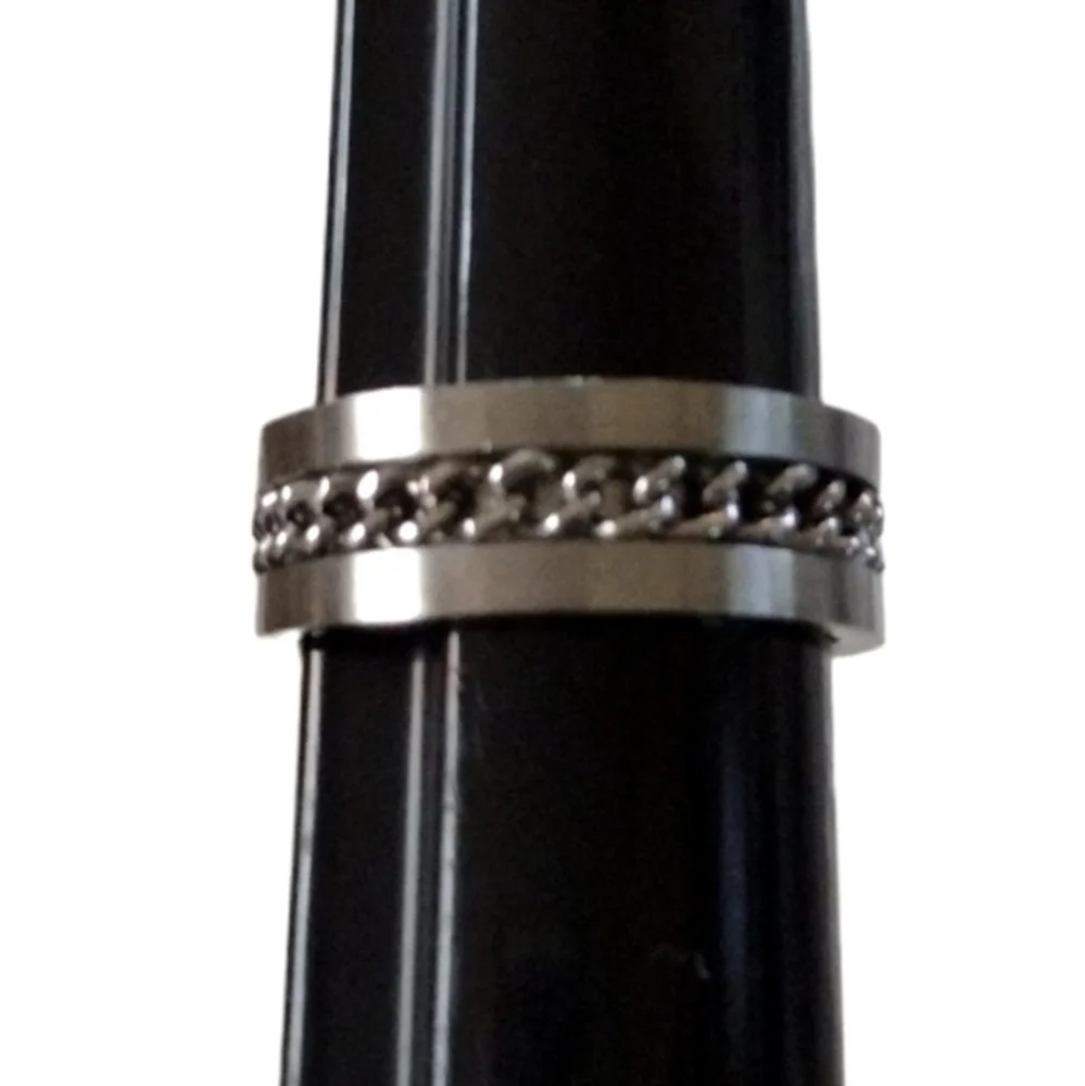 Men's Stainless Steel Chain Ring 9.5 NWOT